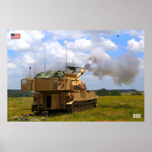 自走式ホウィッツァ – M109パラディン ポスター