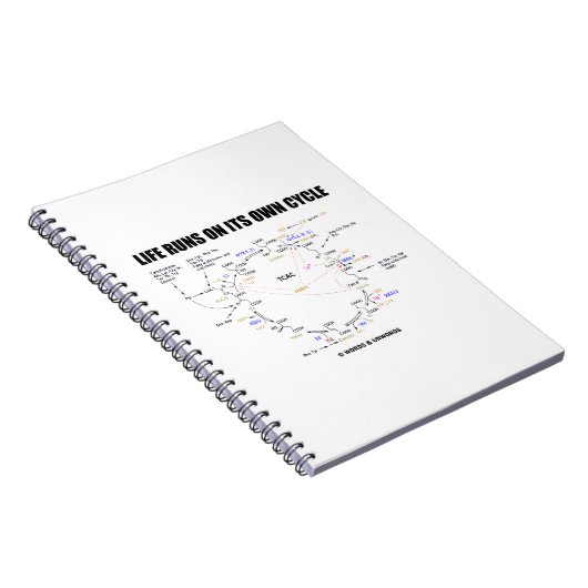 自走自のサイクルのライフKrebsサイクルユーモア ノートブック (右側)