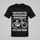 自転車おもしろいのジョーク Tシャツ