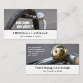 自転車おもしろい修理店用の欠陥バイクタイヤ 名刺 (正面/裏面)