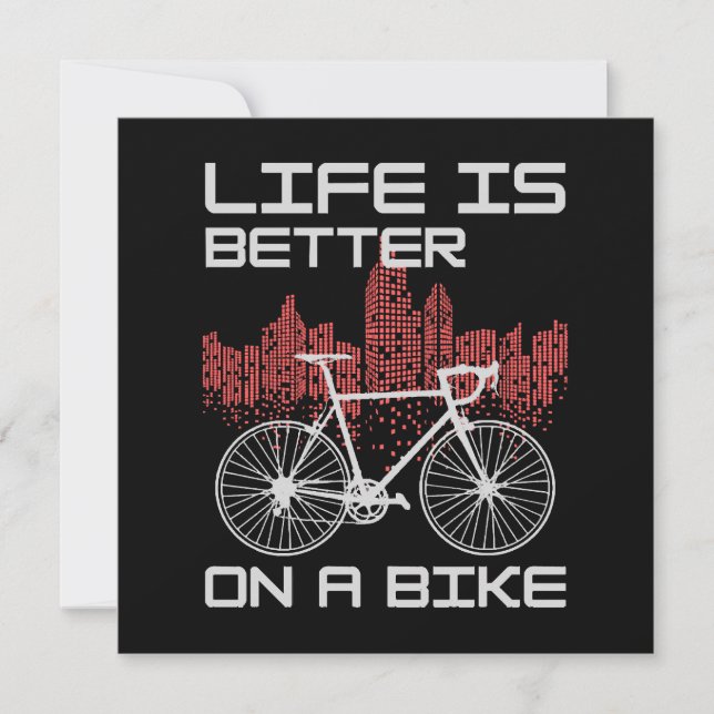 自転車があると人生はもっと楽しい (正面)