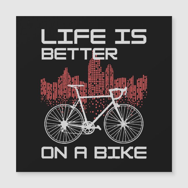 自転車があると人生はもっと楽しい (正面)