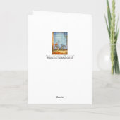 自転車が付いているバースデー・カード カード (裏面)