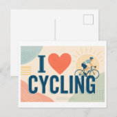 "自転車が好き" ポストカード (正面/裏面)