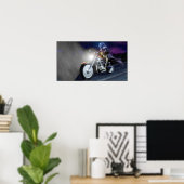 自転車での死 ポスター (ホームオフィス)