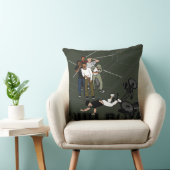 自転車でグリーンマンがマンホールをヒットOHH BOYSがクラック クッション (椅子)