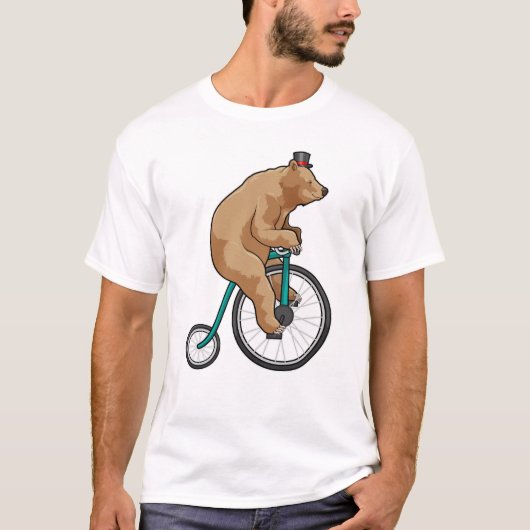 自転車でサーカスに来る Tシャツ (正面)