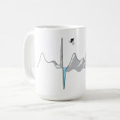 自転車でビートマグ コーヒーマグカップ (正面左)