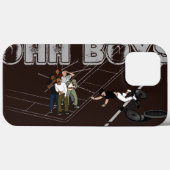 自転車でブラウンの男がマンホールに命中OH BOYS CRACK Case-Mate iPhoneケース (裏面 (横))
