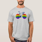 自転車で乗るプライド Tシャツ (正面)