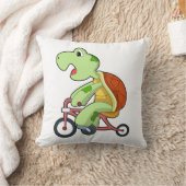 自転車で亀 クッション (ブランケット)
