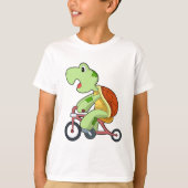 自転車で亀 Tシャツ (正面)