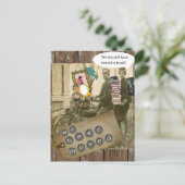 自転車で移動する 案内ポストカード (スタンド正面)