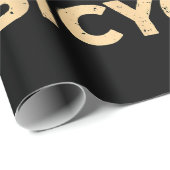 自転車で老人を甘く見てはいけないおもしろい ラッピングペーパー (ロールコーナー)