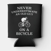 自転車で老人を甘く見てはいけないおもしろい 缶クーラー (正面)