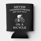 自転車で老人を甘く見てはいけないおもしろい 缶クーラー (裏面)
