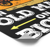 自転車で老人を甘く見てはいけない ポスター (角)