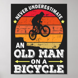 自転車で老人を甘く見てはいけない ポスター