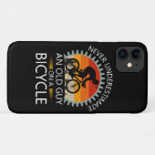 自転車で老人を過小評価してはいけない Case-Mate iPhoneケース (裏面(横))