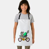 自転車で行く猫 エプロン (インサイチュ)