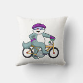 自転車で行く猫 クッション (裏面)