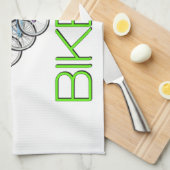 自転車で行け！ キッチンタオル (四つ折り)