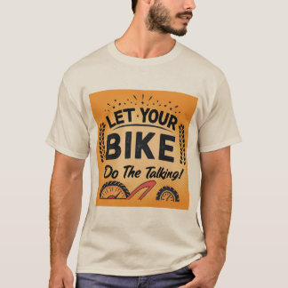 自転車で話し合いなさい Tシャツ