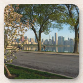 自転車で連帯 コースター (正面)