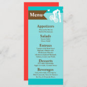 自転車で25枚10代ののメニューカードラブカップル メニュー (正面/裏面)