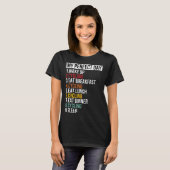 自転車とサイクリストに最適な日 Tシャツ (正面フル)