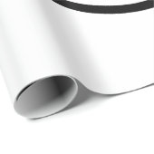 自転車とスマイルTシャツ自転車Tシャツ自転車TシャツBlac ラッピングペーパー (ロールコーナー)