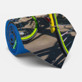 自転車とダラスネックタイ ネクタイ (ロール)