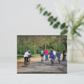 自転車とベビーカー ポストカード (スタンド正面)