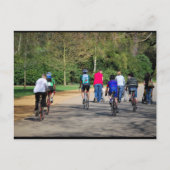 自転車とベビーカー ポストカード (正面)