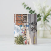 自転車とミレニアム時計ハイワイコンベ ポストカード (スタンド正面)