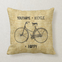 自転車と幸せで旧式なバイクの黄色に匹敵します