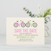 自転車と彼女の結婚式の日付を保存 セーブザデート (スタンド正面)
