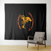 自転車と猫 タペストリー (インサイチュ(横))