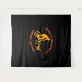 自転車と猫 タペストリー (正面(横))