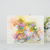 自転車と花 (スタンド正面)