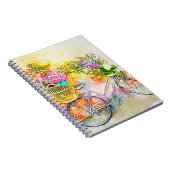 自転車と花 ノートブック (右側)