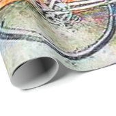 自転車と花 ラッピングペーパー (ロールコーナー)