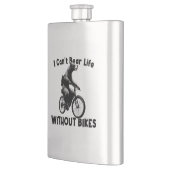 自転車なしでは生きられない フラスク (左)