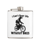 自転車なしでは生きられない フラスク (正面)