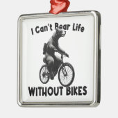 自転車なしでは生きられない メタルオーナメント (左)