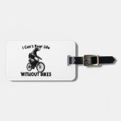 自転車なしでは生きられない ラゲッジタグ (正面横)