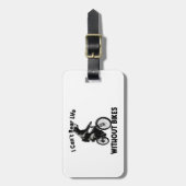 自転車なしでは生きられない ラゲッジタグ (正面縦)