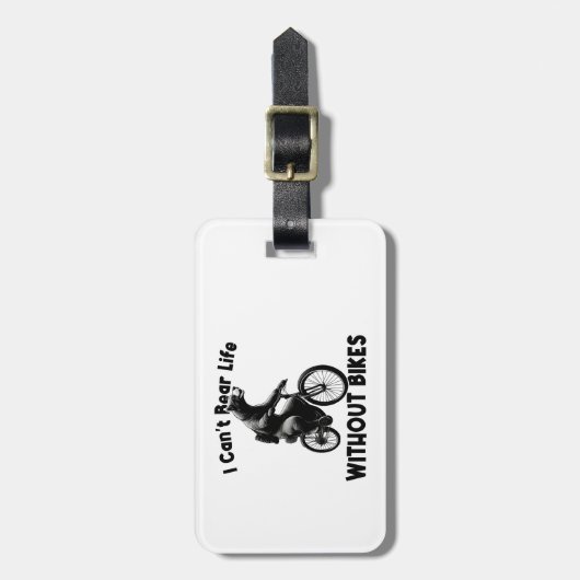 自転車なしでは生きられない ラゲッジタグ (正面縦)