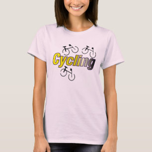 自転車によって循環 Tシャツ