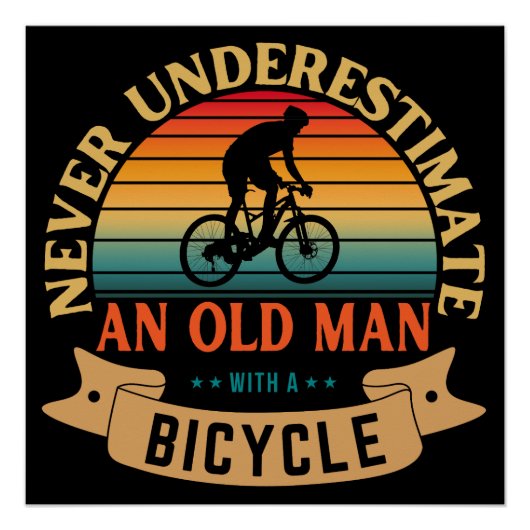 自転車に乗ったおじいさんをナメるな ポスター (正面)